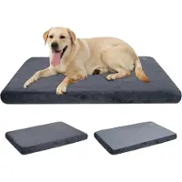 Sonstiges Orthopädisches Hundebett Waschbar Wasserdicht Grau L 104 x 71 x 8 cm