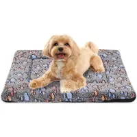 Sonstiges Orthopädisches Hundebett 100x80cm Coffee Paw, maschinenwaschbar, rutschfest
