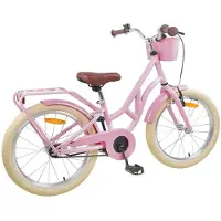 vidaXL Kinderfahrrad 24 Zoll für 8-12 Jahre alt Hellrosa