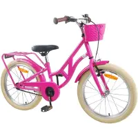 vidaXL Kinderfahrrad 24 Zoll für 8-12 Jahre alt Dunkelrosa