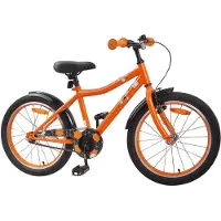 vidaXL Kinderfahrrad 18 Zoll für 5-7 Jahre alt Orange