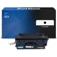 PrintAbout Toner kompatibel mit HP 05X (CE505X) - Schwarz - Hohe Kapazität