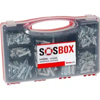 Fischer Dübelsortiment SOSBOX Dübel S/FU+Schrauben (360) - 533629