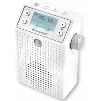 Soundmaster DAB60WE, Tragbar, Digital, DAB+, FM, 3 W, Blau, Weiß