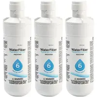 Dripio Kühlschrank-Wasserfilter, 3 Stück, 5x5x15 cm, 300 Gal.