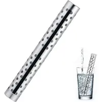 Dripio Alkaline Wasserfilter Stick – pH Ionisator, 500 ml, Edelstahl