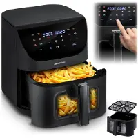 OEM Heißluftfritteuse XXL 8L, Touchscreen, 1700W, 12 Programme