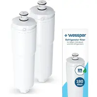 Dripio Wasserfilter Ersatz 2 Stück für Kühlschrank, kompatibel mit Bosch/Whirlpool
