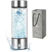 Dripio Wasserstoff-Wasserflasche 420 ml, tragbar, Elektrolyse