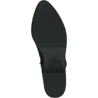 Caprice Stiefel , Damen, Gr. 39, Synthetik, XS-Schaft, blau (schwarz), Leder, Textil, Schuhe Stiefel, Blockabsatz, Langschaftstiefel in spitzer Form, bequeme Weite