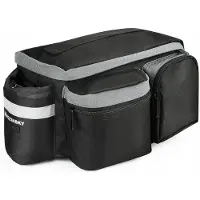 Pro Wozinsky WBB3BK Fahrrad-Gepäckträgertasche wasserdicht 6 Liter
