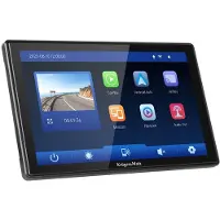 Krüger&Matz KM2022 Multimediální stanice 9" Android Auto/Apple CarPlay s DVR a couvací kamerou