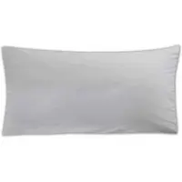 Irisette Kissenbezug "Porto 20", grau, B:40cm L:80cm, Baumwolle, Obermaterial: 95% Baumwolle, 5% Elasthan, Kissenbezüge, Kissenbezug, besonders elastisch, weich, pflegeleicht und bügelfrei