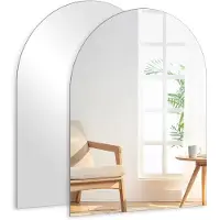 Merkloos Set aus 2 Wandspiegeln aus HD-Glas für Badezimmer und Schlafzimmer