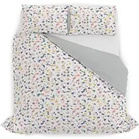 Merkloos Wachstuch-Bettwäsche-Set für ein Doppelbett
