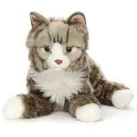 Uni Toys Uni-Toys - Norwegische Waldkatze - 46 cm (Länge) - Plüsch-Katze - Plüschtier, Ku