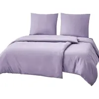 Merkloos Omgoods – Bettwäsche-Set, 135 x 200 cm – 4-teilig – Bettbezug, 135 x 200 cm – Kopfbeklommen, 80 x 80 cm – Mikrofaser – Atmungsaktiv und hautfreundlich – Bettwäsche