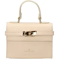Chiara Ferretti Damenhandtasche Echtleder Twist Lock Rot ROSSO UNICA 18x13.5x5.5 cm