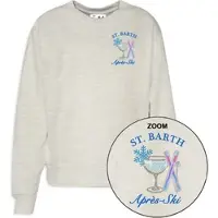 MC2 SAINT BARTH Stardust W Woman Roundneck Sweatshirt apres ski 15ml strass emb (00755M) S
