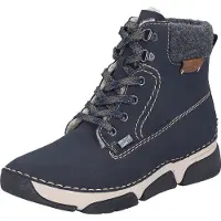 Rieker Damenschuhe Winterstiefel Blau Freizeit