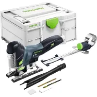 Festool PSC 420 EB-Basic Akku Pendelstichsäge 18 V 120 mm Brushless + Kreisschneider + Systainer - ohne Akku, ohne Ladegerät