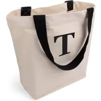 Benza Ibenzoa Baumwoll-Shopper, 100% Baumwolle, 45 x 38 x 16 cm – geräumige Tragetasche mit Reißverschluss-Innentasche, stabile Henkel (4 x 60 cm), modischer Druck