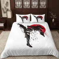 Sonstiges Bettwäsche-Set Taekwondo Motiv 155x220cm Mikrofaser Mehrfarbig 2-teilig