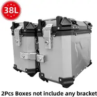 StarTech.com Motorradtaschen - Motorrad-Seitenkoffer - 38 l - 2er-Set - Aluminium - Wasserdicht - Schnellverschluss - X-Normal Style-S