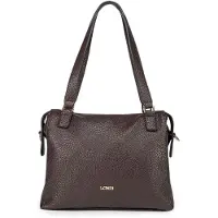 L.credi Handtasche Umhängetasche Savera Handbag Chocolate dunkelbraun