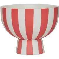 OYOY L301298, Rot, Weiß, Steingut, 126 mm, 126 mm, 100 mm, 400 g