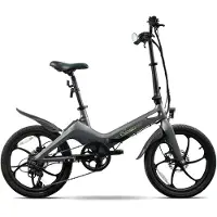Sachsenrad E-Faltrad F11 Pro MagPuma mit Transporttasche, IF Design Gewinner, klappbarer Rückspiegel, klappbar, StVZO-Zulassung, E-bike 20 Zoll
