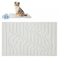 Sonstiges Kühlmatte Hund Katze Selbstkühlend Waschbar Hellgrau M 91x58 cm