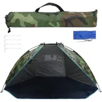 OEM Allecto Plus – Multifunktionelles Tarnzelt für den Außenbereich, Sonnenschutz für Camping und Angeln – wasserdicht – Outdoor-Zubehör – Zwei Campingartikel