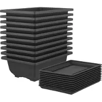 Merkloos Omgoods – Set aus 10 Bonsai-Trainingsgefäßen mit Abläufen, 23 cm
