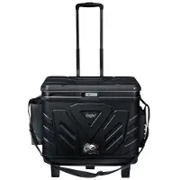 Kogha Sitz-Trolley Troutman mit Sitzfunktion, 37 l, 52x51x30 cm, Teleskopgriff, 3 Halteröhren