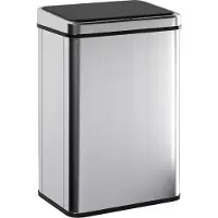HOMCOM Sensor Mülleimer 40L Automatischer Mülleimer mit Soft-Close-Deckel