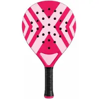 TK Gruppe Padel Schläger Padelschläger Set für Anfänger & Fortgeschrittene – Tennis Schläger Erwachsene Profi Racket (Pink)