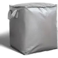 OEM Gepackte Reisetasche - Grosse Waschbeutel - Grosse Tragtasche - Grosse Reisetasche - Reisetasche - Gepäcktasche, Umzugskiste, Koffer, Umzugskoffer - Silber