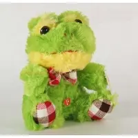 Deef Frosch Plüschtier mit Schleife 17cm