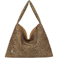 Fritzi aus Preußen Schultertasche Tonnje Hobo Bag Slouchy Cheetah Mustard Black hellbraun