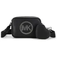 Michael Kors für Mädchen. R30811 Bandolera Lisa schwarz (OSFA), Lässig, Polyurethan, Kinderbekleidung