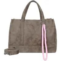 Fritzi aus Preußen Handtasche Schultertasche Easy Tote Bag Dark Brown braun