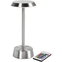 Duni 1 LED Lampe kabellos Nour silber, 208761 inklusive Ladestation