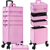 Merkloos Rolling Make-up Trolley Organizer mit 5 Fächern und Rollen