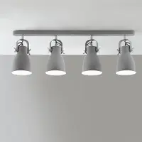 In.tec® Innenwandleuchte Legend aus Metall mit 4 schwenkbaren Leuchten