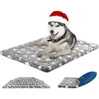 KROSER Hundebett Wasserdicht Wendbar Grau 106x71 cm
