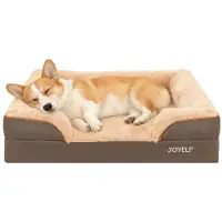 Sonstiges Hundebett Schaumstoff Sofa mit Kissen und rutschfester Unterseite Kaffee L 70 x 52 x 17 cm