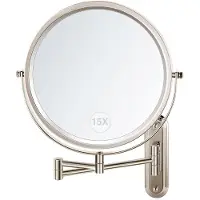 Merkloos Wand Make-Up Spiegel mit 1x/15x Vergrößerung