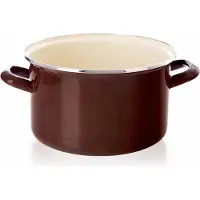 Orion Brauner Emailletopf, 20 cm, 3 l