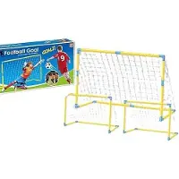 Adar Fußball-Set 2-in-1 mit großem Tor (122x78x49cm) und 2 kleinen Toren